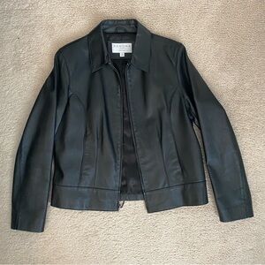 Sonoma - Black Women's Genuine Leather Jacket